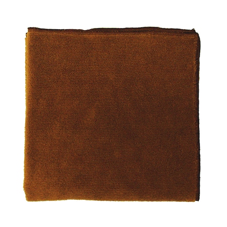 Golden Star Brown Microfiber Cloth 300 GMS, 16, PK36 MC1616BRN300-36PK